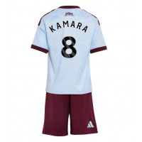 Aston Villa Boubacar Kamara #8 Kolmas Peliasu Lasten 2026-27 Lyhythihainen (+ Lyhyet housut)